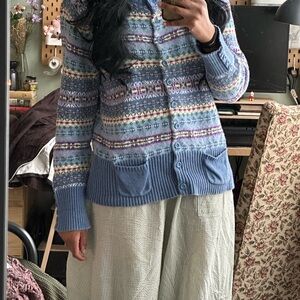 Tiara Multicolor Patterned Cardigan